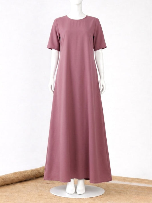 Pink Half Sleeve Inner Layering For Women