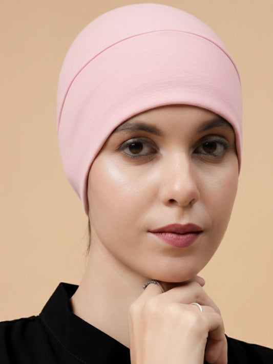 Baby Pink Hijab Cap