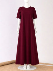 Half Sleeve Maroon Inner Layering For Women