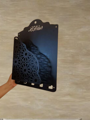 Nabia Metal Quran Box for Wall with Hangers-Black