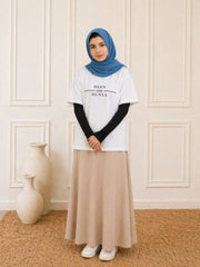 Deen Over Dunya Modest White T-Shirt for Women