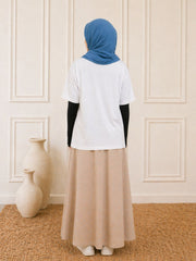 Deen Over Dunya Modest White T-Shirt for Women
