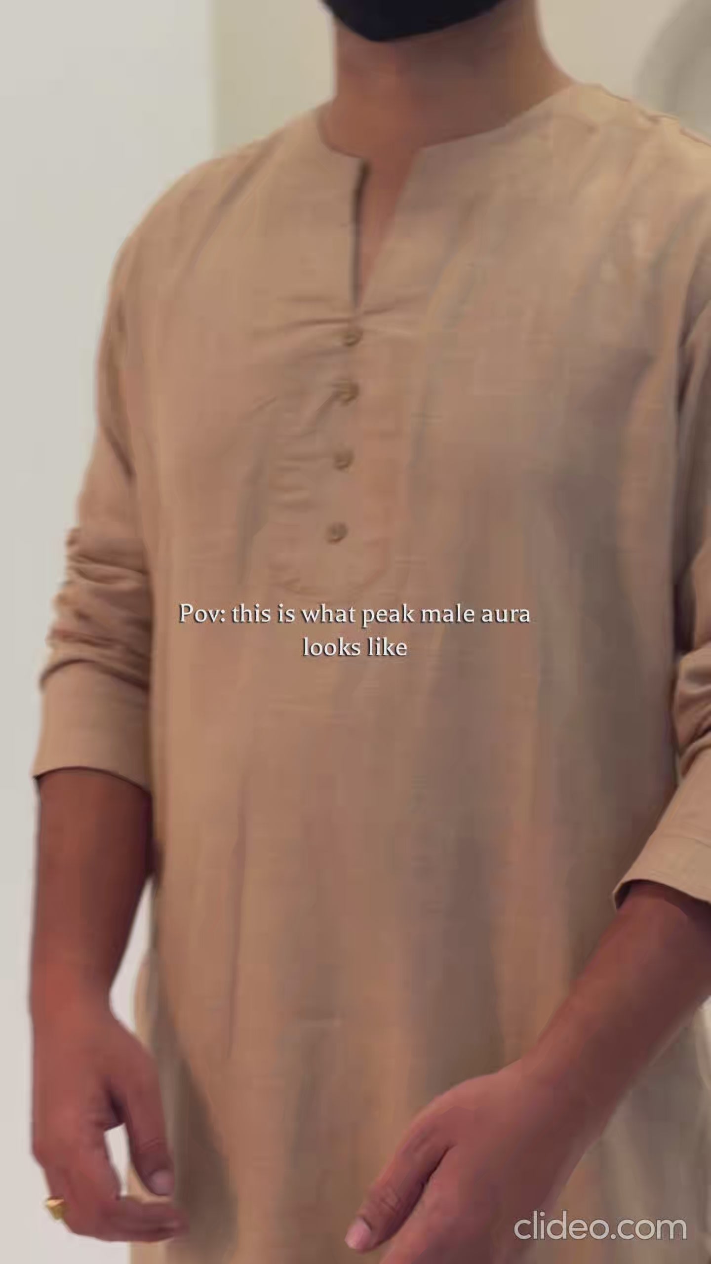 Men's Cotton Linen Essential Beige Kurta Sets