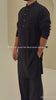 Men’s Cotton Linen Relax fit Black Kurta Sets